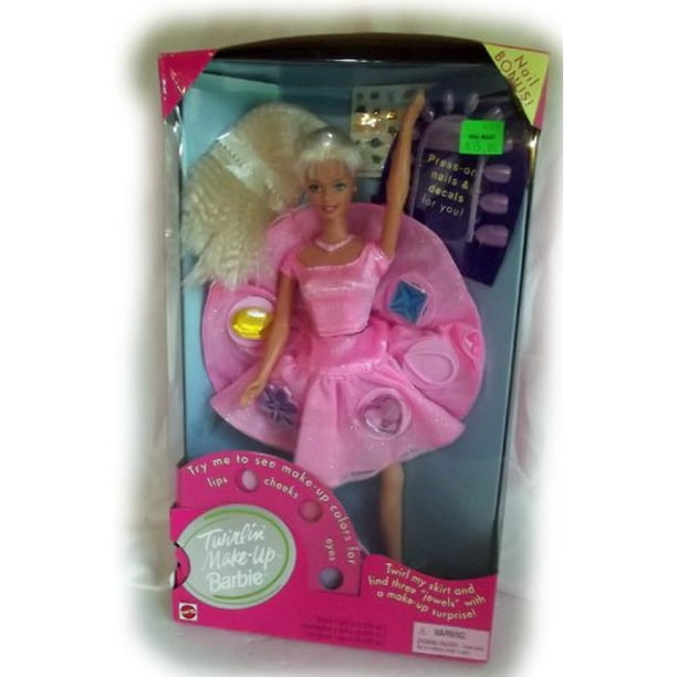 Barbie Maquillage Twirlin avec Bonus aux Ongles par Mattel