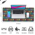 thumbnail image 5 of Long Mouse Pads for Desk,Multicolor Bigfoot Pattern Desk Mats on Top Of Desks, Desk Mouse Pad Extra Large with 3mm Non-Slip Base and Stitched Edge for Gaming,Office,Work,Home 35.4"x15.7", 5 of 6