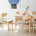 thumbnail image 4 of Livinia Aslan 71" Rectangular Wooden Dining Table (Natural), 4 of 9
