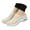 Beige, variant on Mepaouo Womens Walking Shoes Slip on Sock Sneakers Air Cushion Arch Support Work Orthopedic Tennis Shoes