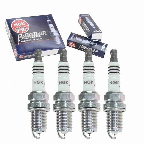 4 pc NGK Iridium IX Spark Plugs compatible with Toyota Corolla 1.6L L4 1990-1992