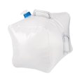 thumbnail image 2 of Bolsa de almacenamiento de agua plegable, tanque de transporte de agua, con grifo extraíble, a prueba de fugas, bolsa contenedora de agua para acampar 20 litros, 2 of 8
