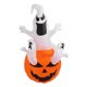 thumbnail image 5 of Fantasmas de calabaza iluminados para jardines y césped al aire libre, 100-240 V, enchufe estadounidense, 6 pies, decoración inflable de Halloween con trío de fantasmas LED, 5 of 8