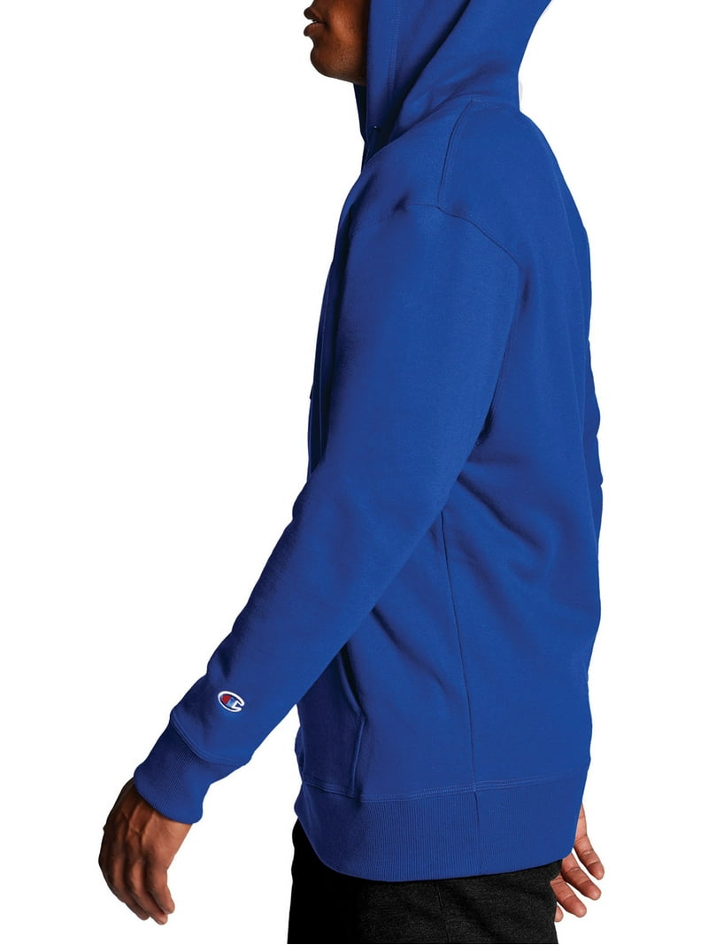 Champion Men's Powerblend Fleece Graphic Script Logo Pullover