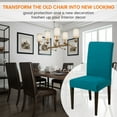 thumbnail image 6 of Chair Protector Cover Slipcover Pack of 4, Stretch Removable Washable Spandex Chair Cover for Dining Room Wedding Banquet Decoration, 6 of 8