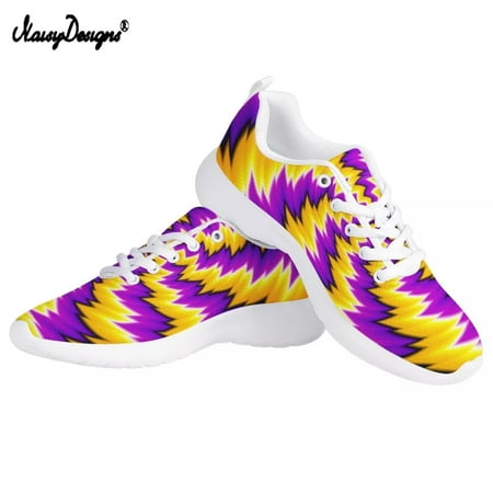

Noisydesigns Women s Casual Vulcanize Shoes White Light Sole 2021 Sport Shoes 3D Abstart Rainbow Summer Flats Woman Sneakers