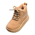 thumbnail image 1 of Felwors Boys And Girls Mesh Lace Shoes Fashion Mesh Lace Boots Non Slip Breathable Nude Boots, 1 of 5