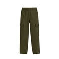 thumbnail image 5 of Kelon Wide Leg Pants for Women Elastic Waisted Casual Palazzo Straight Leg Pants Summer Beach Trouser XL, 5 of 9