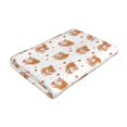 thumbnail image 5 of Zufioo Squirrel And Rose Print Silver Fox Fleece Beach Towel 27.5x55in, Super Absorbent Bath Towel, Suitable for Adult Beach, Swimming Pool and Home Use-One Size, 5 of 6