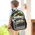 thumbnail image 7 of ALAZA Clear Backpack Dinosaur with Fire PVC Transparent BookBag, 7 of 7