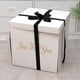 thumbnail image 3 of Caja sorpresa de regalo dulce para fiesta de cumpleaños de boda, cajas de embalaje de recuerdo, caja de almacenamiento de compromiso, hogar, Almacenamiento y organización del hogar Lazo negro Inteprter HA081335-04, 3 of 6