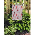 thumbnail image 2 of JSDART Oiseau Contour Rouge Cardinal Nordique Personnage de Dessin Animé Mignon Drapeau de Jardin Bannière Décorative Maison 28x40 Pouces, 2 of 2