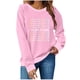 thumbnail image 2 of Xuyuer Women 100 Days of School Sweatshirt: Funny Teacher Shirts School Teaching Long Sleeves Teachers Gifts Tops Teacher Graphic T-Shirts School Days Tee Tops, 2 of 6