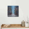 thumbnail image 5 of Luxe Metal Art 'Cityscape' by Ekaterina Ermilkina Metal Wall Art, 12"x12", 5 of 9