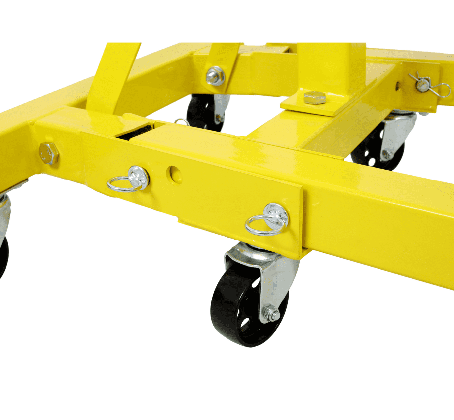 Folding Engine Stand 2000LB Capacity 360° Head Jack Dolly Mover