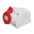 thumbnail image 3 of Conector Industrial TICFOX IP44 Impermeable A Prueba De Polvo 4 Núcleos 16A 3P+E 380-415V, 3 of 7