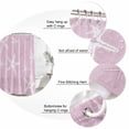 thumbnail image 3 of Vintage Pink Starfish Bathroom Shower Curtains with 12 Hooks Polyester Waterproof Shower Curtain for Stalls and Bathtubs Summer Coastal Beach Marine Life Decorative Bathroom Curtain 72x96 Inches, 3 of 9