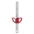 thumbnail image 2 of Angle Gauge, 0 To 30 cm Portable 2 in 1 Angle Ruler  for Carpentry for Woodworking, 2 of 8
