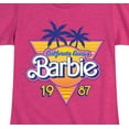 thumbnail image 3 of Barbie - Barbie Logo California Dream - Girls Fitted Short Sleeve Graphic T-Shirt, 3 of 5