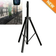 Universal Portable Retractable Black Heavy Duty Tripod Surround Holder Pole Mount DJ PA Speaker Stand Support Bracket