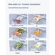thumbnail image 4 of Contenedor para refrigerador con barra de tracción de diseño exclusivo, soporte transparente para huevos para una fácil visibilidad, organizador para refrigerador que ahorra espacio para un, 4 of 5
