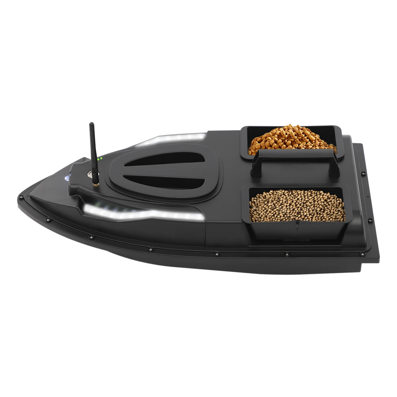 ABS Exquisite Fishing Bait Boat Remote Control Battery Powered Bait Boat with LCD Display