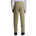 thumbnail image 2 of Pantalones de vestir YUCENFU para hombre, cintura extensible oculta, color caqui, 2 of 5
