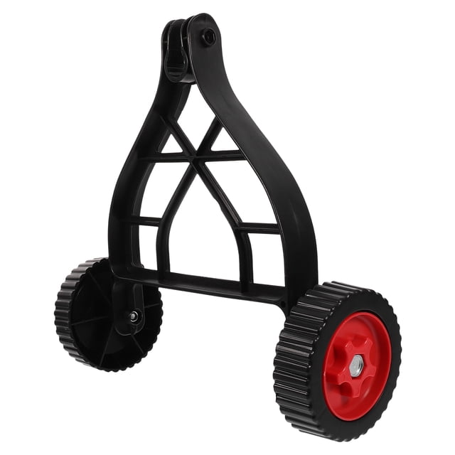 Roue de Support de Tondeuse Réglable, Accessoire de Coupe-Herbe, Roues de Support pour Outils de Jardin, Roue de Tondeuse Réglable