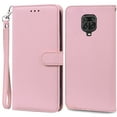 thumbnail image 1 of Pour Redmi Note 9 Pro Étui Note 9S Portefeuille en Silicone Souple pour Xiaomi Redmi Note 9S Étuis pour Redmi Note 9 Pro Étui Étui Rose -Sangle pour Redmi Note 9S, 1 of 6