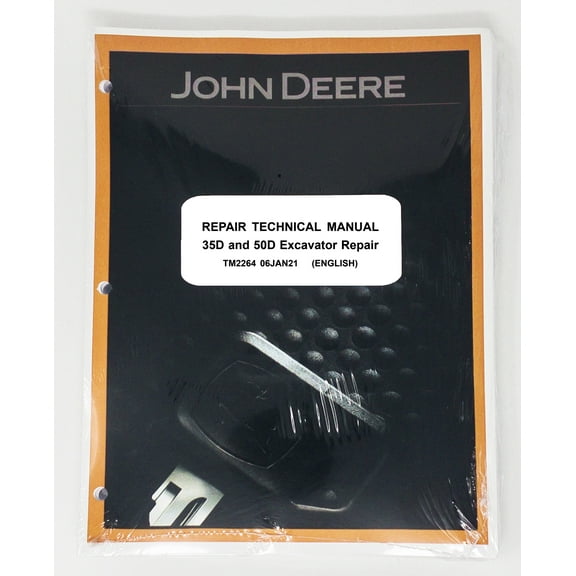 John Deere 35D, 50D Mini Excavator   Service Manual - Part Number # TM2264