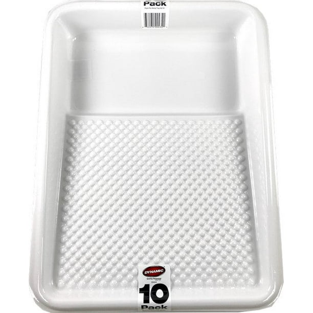 Dynamic 00434 1QT (1L) Disposable Paint Tray Liner Fits 00190 Metal Tray White