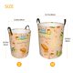 thumbnail image 3 of Balery Scandinavian Style Hygge Cesta de ropa redonda con asas, impermeable, independiente, para ropa, juguetes, dormitorio y familia-Medium, 3 of 6