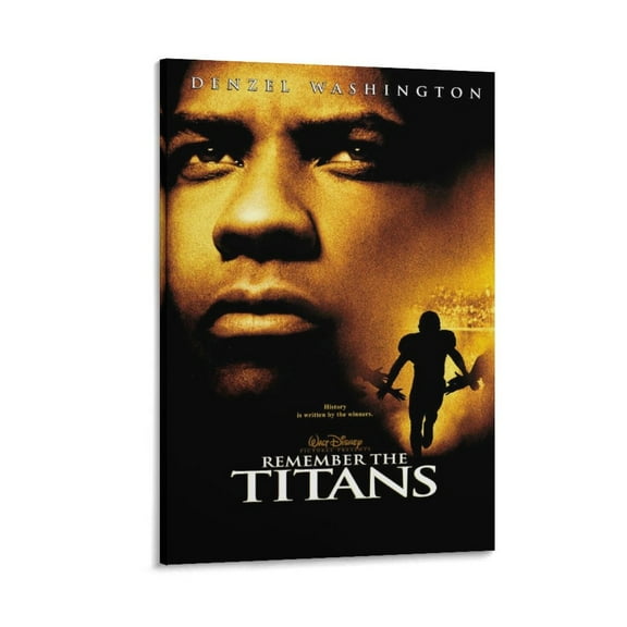 Remember The Titans Movie Poster (10) Posters Art Print Wall Photo Paint Poster Hanging Picture Family Bedroom Decor Gift 16x24inch(40x60cm)