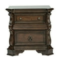 thumbnail image 1 of Arbor Place Table de Nuit en Bois Brun Foncé, 1 of 6