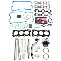 ECCPP Engine Timing Chain Kit Head Gasket Set w/Water Pump for 05-09 Frontier Pathfinder Xterra 4.0L Head Gasket Set Fits select: 2005-2009 NISSAN XTERRA OFF ROAD/S/SE