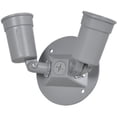 thumbnail image 1 of Hubbell Electrical LC23N2 Double Lampholder With Round Cover- Gray, 1 of 1