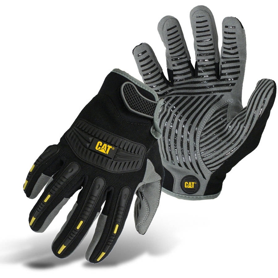 Cat Gloves CAT012218M Medium High Impact Synthetic Palm with Silicone