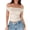 Beige, variant on Gsakboxl Tops for Women Trendy Womens Off Shoulder Short Sleeve T-Shirt Slim Tee Soft Skin-Friendly Casual Hot Base Top for Streetwear L