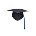 thumbnail image 1 of Graduation Party Tassels Cap Mortarboard University Bachelors Master Doctor Academic Hat NEW Black Mortar Board  #2, 1 of 1
