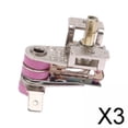 thumbnail image 1 of 3x Interruptor de Control de Temperatura Ajustable a Prueba de Herrumbre Fácil de Instalar Duradero Multifuncional para Suministros de Electrodoméstic 3 piezas, 1 of 8