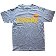 thumbnail image 1 of Camisetas divertidas de España con la bandera española en rojo, estilo veraniego, de algodón, ropa de calle, de manga corta, para regalo de cumpleaños, para hombre, 1 of 7
