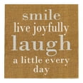 thumbnail image 2 of Luxenap Brown Paper Luncheon Napkin - Live Joyfully - 13" x 13" - 500 count box, 2 of 4