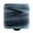 Black Swirl Powder Blue, variant on Hot Knobs  Black Swirl Powder Blue Square Glass Cabinet Knob - Aluminum Post
