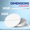 thumbnail image 2 of Pack de 3 Bases para Tortas RICCLE de 16 Pulgadas con Bordes Lisos y Resistentes, 2 of 7