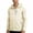 White, variant on JTSRKL Men's Thin Hooded Sun Protection Jacket Solid Color Long Sleeve Full Zip Up Rash Guard Design Outdoor Shirts with Multi-Pockets Gray L