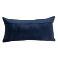 thumbnail image 2 of Tufted Diamond Navy Transitional Lumbar Pillow, 2 of 5