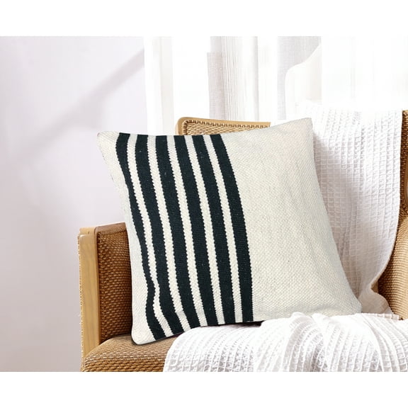 Emilia Cotton Throw Pillow 18x18