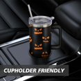 thumbnail image 7 of Halloween Pumpkin Stainless Steel Tumbler Happy Halloween Insulated Coffee Mug with Straw,Thermal with Lids for Hot and Cold Drinks for Outdoor Sports Wedding 40 oz Spooky Mug, 7 of 7