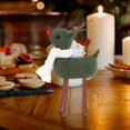 thumbnail image 6 of YIMWNYI Christmas Deer Doll Ornament, Holiday Decoration, Soft Knitted Design, Festive Home Decor, Unique Christmas Gift, Whimsical Deer Figurine, 6 of 6