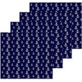 thumbnail image 2 of Nautical Anchor Blue Washcloth 12x12in Set, 4 Pack Absorbent Cotton Towel Square Kitchen Dishes Towels, Soft Cleaning Face Hand Towel Fast Drying, 2 of 7
